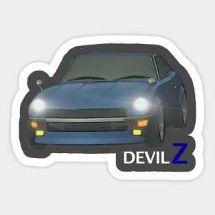 Midnight Wangan Devil Z 240z Sticker